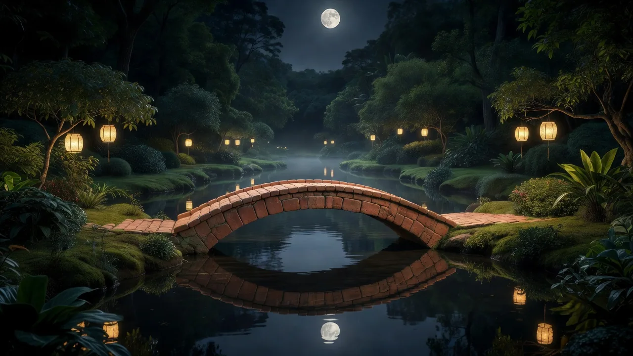月明かりの粘土橋